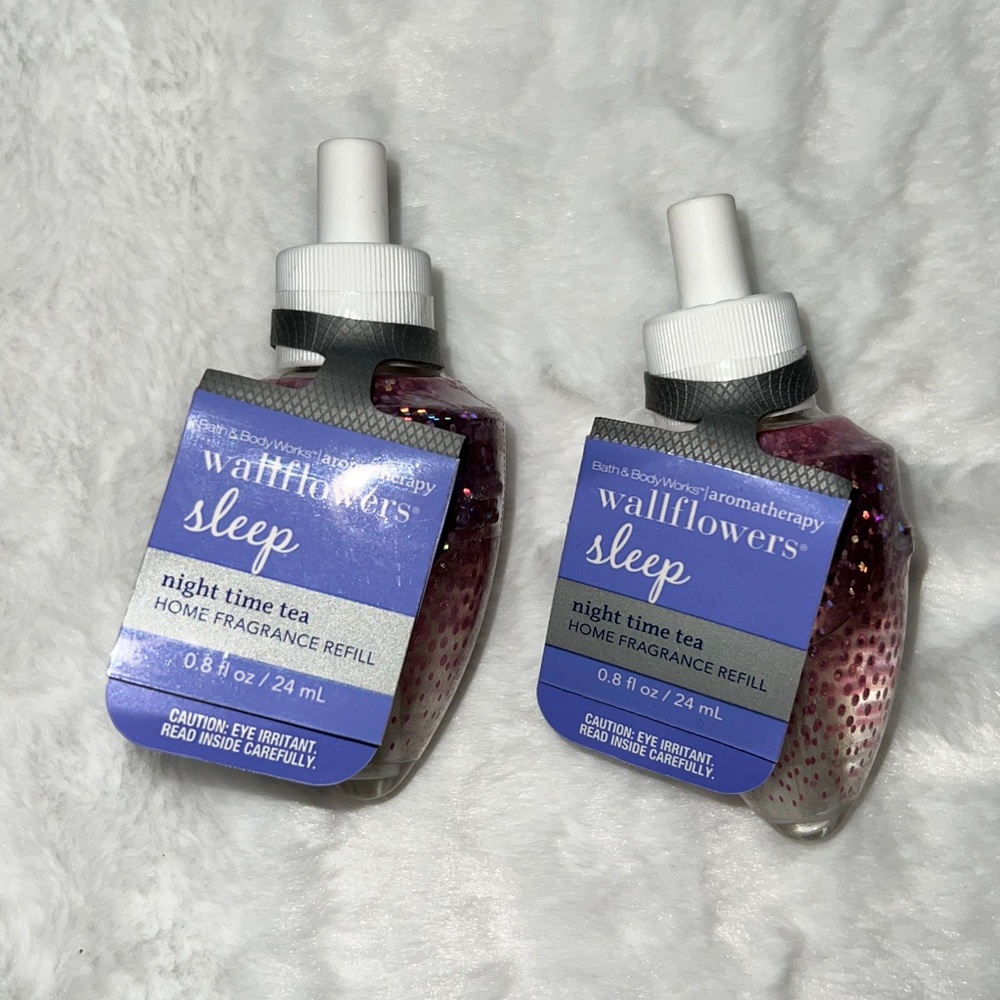 NIGHT TIME TEA Wallflowers Sleep Nightlight Plug-In Refills by Bath & Body Works - Picture 2 of 10